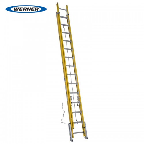 D7128-2LV 28 ft Type IAA Fiberglass D-Rung Leveling Extension Ladder