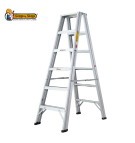 Aluminium Double-Sided-A-Shape Step Ladder