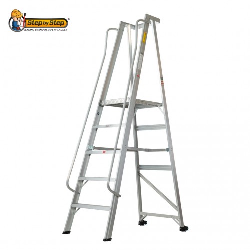 Aluminium Platform Trolley Ladder