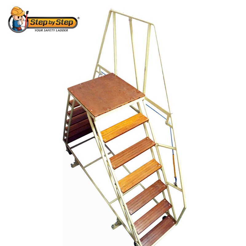 Two (2) Way Square Platform Ladder with Brake System